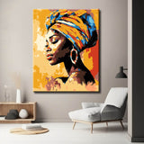 Malen nach Zahlen Afrika Frauen Portrait