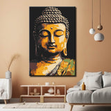 Malen nach Zahlen Gemälde einer Buddha-Statue