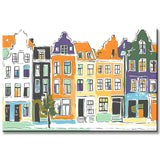 Malen nach Zahlen Altstadt Häuser