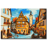 Malen nach Zahlen Deutschland Rothenburg o.d. Tauber