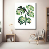 Malen nach Zahlen Monstera Blätter