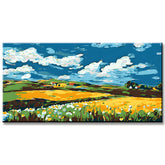 Malen nach Zahlen Landschaft Idylle