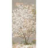 Malen nach Zahlen Baum weiß