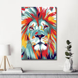 Malen nach Zahlen Löwe Portrait Tiere TierKunst