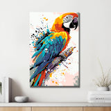 Malen nach Zahlen Papageiportrait Moderne TierKunst Malerei