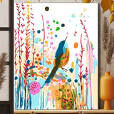 Malen nach Zahlen Vogel Kunst Abstrakt Nähe des Himmels