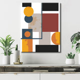 Malen nach Zahlen Abstrakte Geometrie Kunst