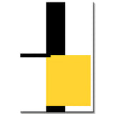 Malen nach Zahlen Kunst Minimalismus Einfache Formen Quadrat I