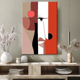 Malen nach Zahlen Kunst Minimalismus Einfache Formen Gesicht II