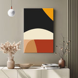 Malen nach Zahlen Kunst Abstrakte Malerei Geometrie Farbige Formen III