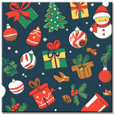 Malen nach Zahlen Weihnachten Christmas Motiv Illustration Kinder I