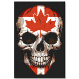 Malen nach Zahlen Totenkopf - Kanada