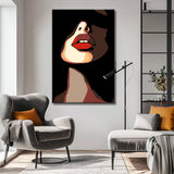 Malen nach Zahlen Roter Lippenstift