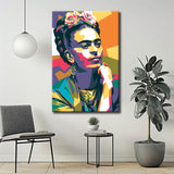 Malen nach Zahlen Farbinspiration Frida Kahlo