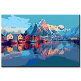 Malen nach Zahlen Norwegen Lofoten
