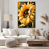 Malen nach Zahlen Kunst Sonnenblume Porträt