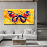 Malen nach Zahlen Kunst Riesiger Bunter Schmetterling