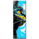 Malen nach Zahlen Kunst Malerei Katze Panorama