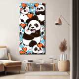 Malen nach Zahlen für Kinder Panda Liebe