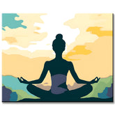 Malen nach Zahlen Yoga und Meditation