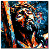 Malen nach Zahlen Kunst Jesus Christus I