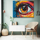 Abstrakte Kunst Augen Malen nach Zahlen