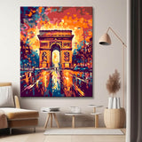 Paris Arc de Triomphe Malen nach Zahlen