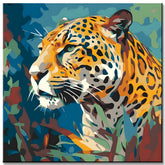 Malen nach Zahlen Leopard Gemälde