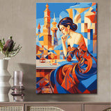 Malen nach Zahlen Kunst Elegante Schönheit im Kurasov Stil II