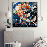 Koi Fische spielen - Malen nach Zahlen
