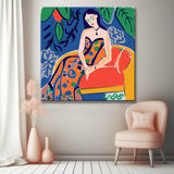 Abstrakte Schönheit - Malen nach Zahlen im Matisse Stil