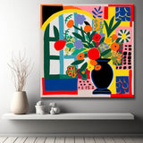 Flower Bouquet - Paint by Numbers in Matisse Style