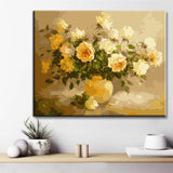 Malen nach Zahlen für Erwachsene Rosen orange