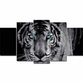 Schwarz-Weiss Tiger TierKunst
