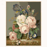 Malen nach Zahlen Stillleben Blumen Vase