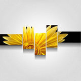 Malen nach Zahlen Blume 5-teilig