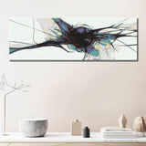 Malen nach Zahlen Panorama Moderne Kunst Black Explosion