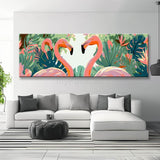 Malen nach Zahlen Flamingos
