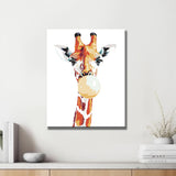 Malen nach Zahlen Kaugummi Giraffe
