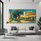 Malen nach Zahlen Panorama Kleiner Marktplatz Provence