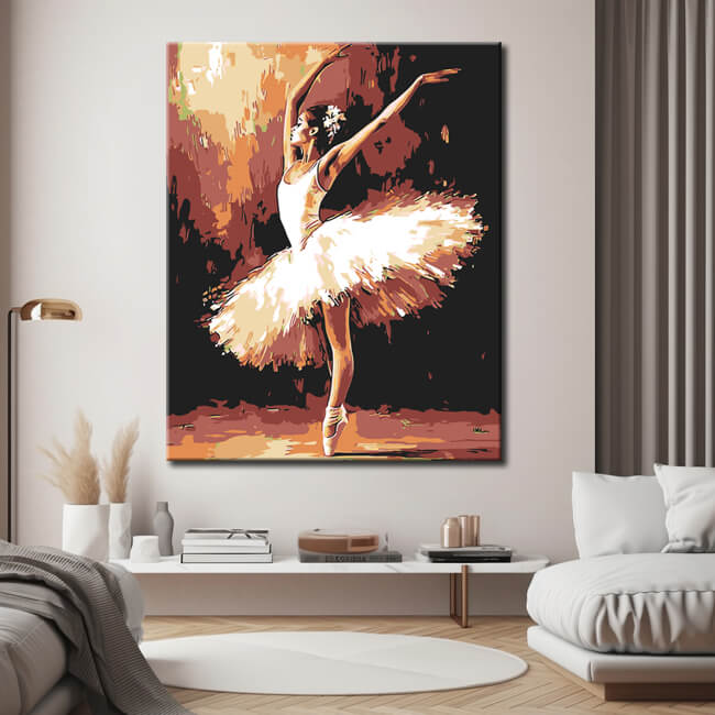 Malen nach Zahlen Primaballerina