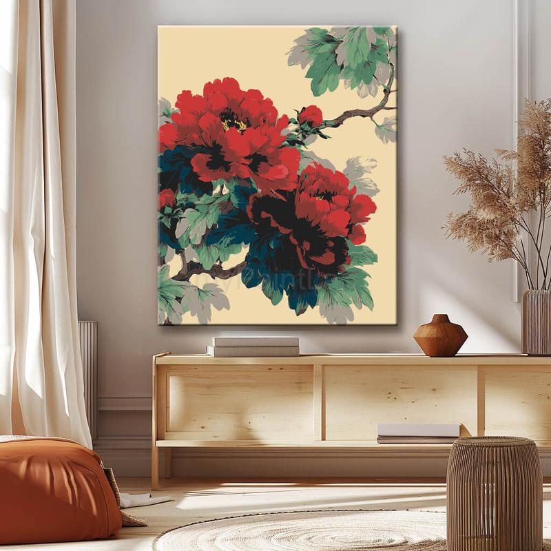 Malen nach Zahlen Blumen
