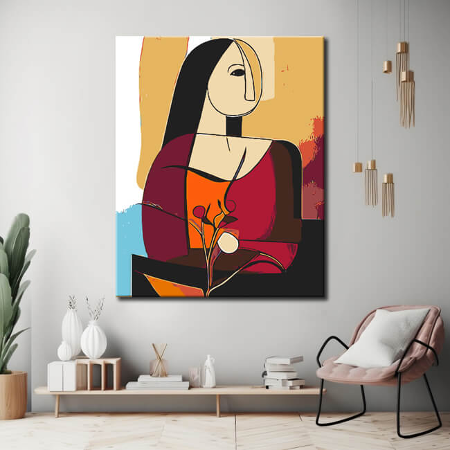 Malen nach Zahlen Abstrakte Motive Kunst 3