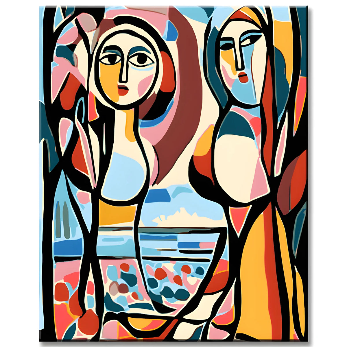Malen nach Zahlen Meisterwerke Picasso Frau vor Spiegel