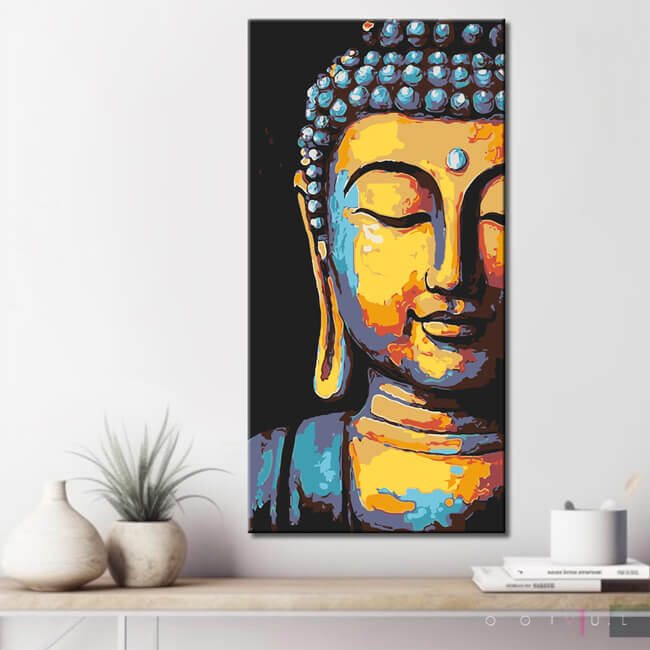 Malen nach Zahlen Schlafender Buddha Tradition