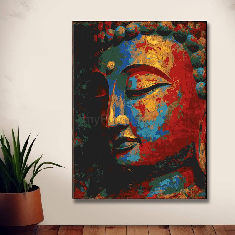 Malen nach Zahlen Buddha Südostasien Farbig