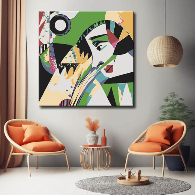 Malen nach Zahlen Moderne Kunst