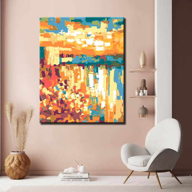 Malen nach Zahlen Moderne Farbkunst