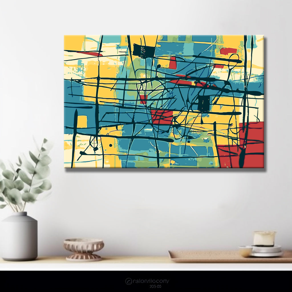 Malen nach Zahlen Moderne Kunst