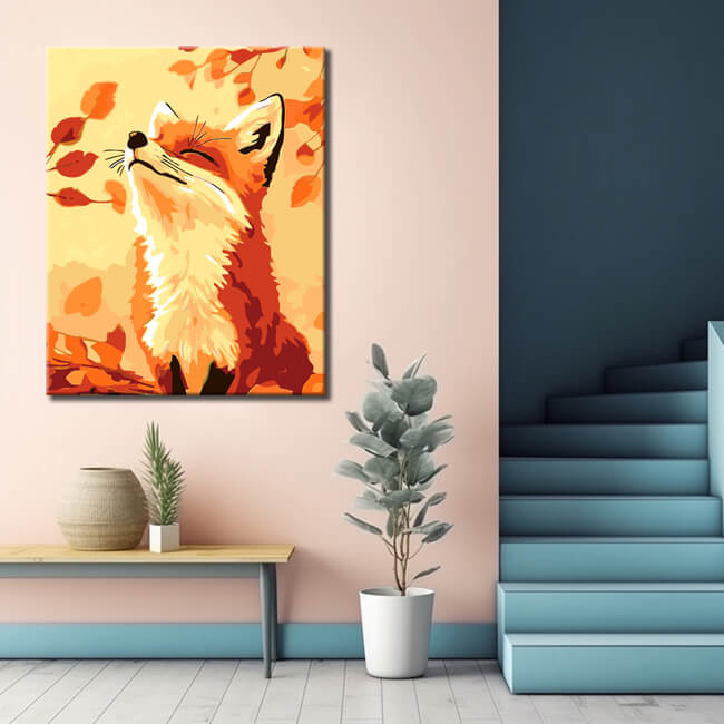 Malen nach Zahlen Comic Fuchs